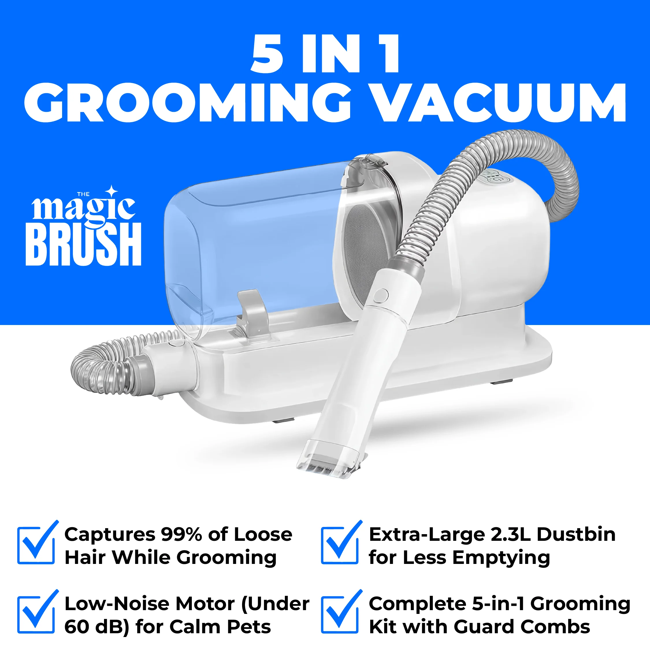 5 in 1 Grooming Vacuum - Image 3